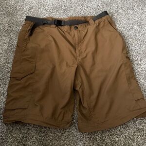 Columbia Brown Cargo Shorts Outdoor Adventure